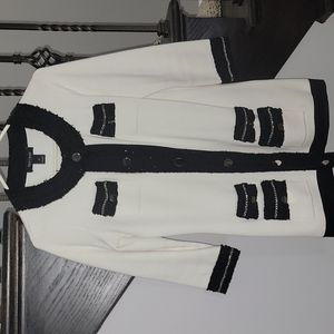 White house Black Market sweater coat